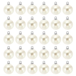 Unique Bargains Plastic Bulk Elegant DIY Crafts Jewelry Making Pearl Pendant 100 Pcs - 1 of 4