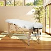 BestMassage Portable Massage Table 2-Fold Spa Bed Adjustable Salon Table with Non-Woven Carrying Bag - 2 of 4