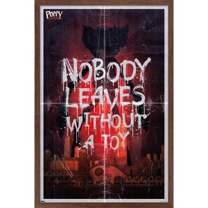 Trends International Poppy Playtime - Nobody Leaves Without A Toy Framed Wall Poster Prints - 1 of 4