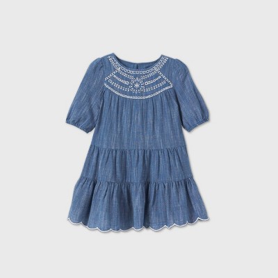 girls embroidered dress