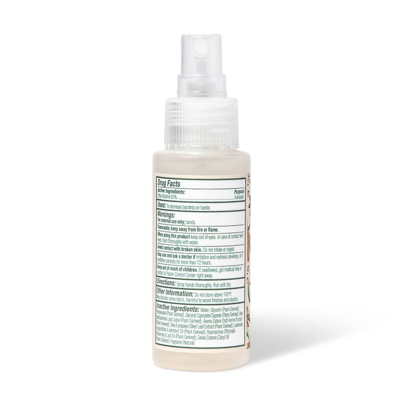 Hand Sanitizer Spray - Cinnamon &#38; Star Anise - 2 fl oz - Everspring&#8482;, 3 of 4