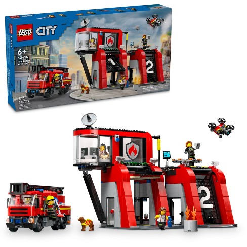 Fire discount truck lego