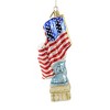 Huras 7.5 Inch Statue Of Liberty Ornament Patroitic Rwb Freedom Tree Ornaments - 2 of 3