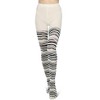 Memoi Zebra Stripe Cotton Blend Sweater Tights - 2 of 4