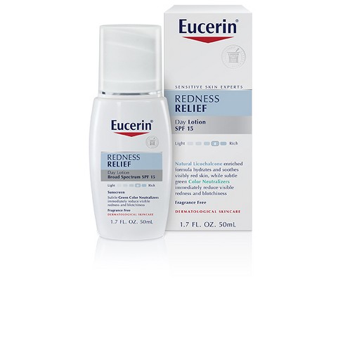 Eucerin Redness Relief Day Lotion Spectrum Sunscreen - Spf 15 - Oz : Target