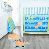 Everyday Kids Dinosaur Bedroom or Bathroom Rug -  30x20 in; Hand Tufted 100% Cotton - 3 of 4