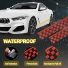 TruAIR 3 Pcs Racing Checkered Car Decals, Waterproof 20 Inch DIY Stripe Stickers - 2 of 4