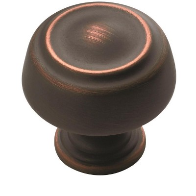 Amerock Kane 1-3/16 Inch (30mm) Diameter Oil-rubbed Bronze Cabinet Knob ...