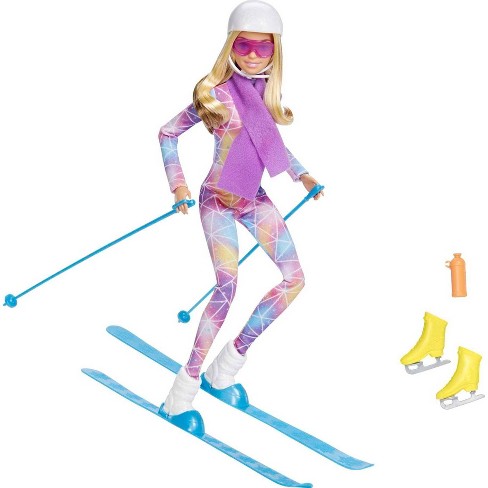 Welvarend Een computer gebruiken Raad eens Barbie Winter Sports Skier Doll : Target