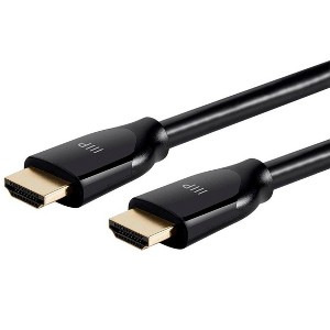 Monoprice HDMI Cable - 25 Feet - Black | Certified Premium, High Speed, 4K@60Hz, HDR, 18Gbps, 24AWG, YUV 4:4:4, Compatible with UHD TV and More - 1 of 4