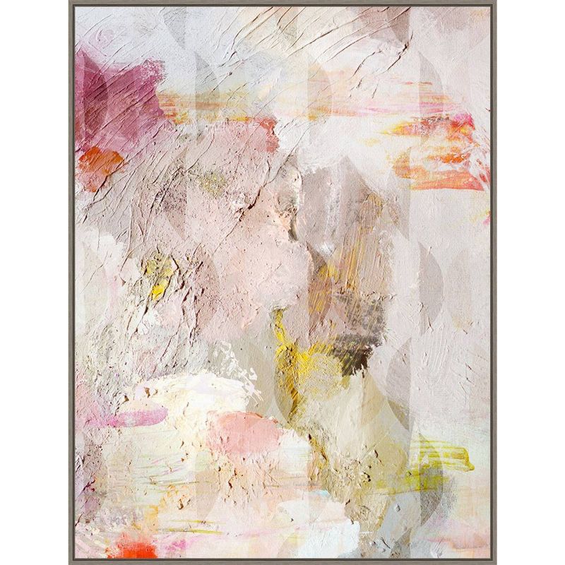 32&#34; x 42&#34; Moon Palette by Hope Bainbridge Framed Canvas Wall Art Print - Amanti Art, 1 of 6