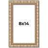 PosterPalooza | 8x14 Modern Bamboo Picture Frame, UV Acrylic, 5 Finishes - 2 of 4