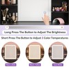 Aheaplus Makeup Vanity with Mirror and Lights - 2 of 4