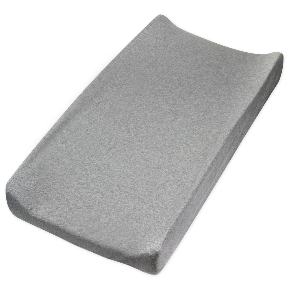 Photos - Changing Table Honest Baby Organic Cotton Changing Pad Cover - Heather Gray