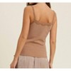 Women's Ribbed Knit Sweetheart Cami - WISHLIST - 2 of 2