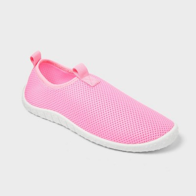 Women's Allyson Water Shoes - Sun Squad™ Pink 7-8: Slip On, Breathable Upper, Textured Outsole