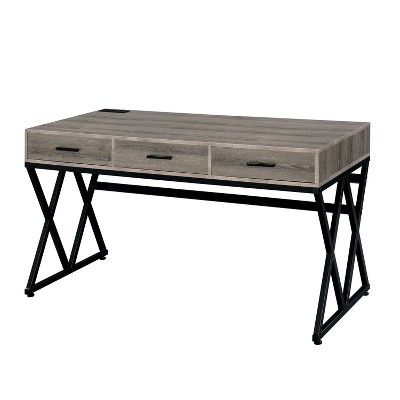 Kesh Writing Desk Sand Black - miBasics