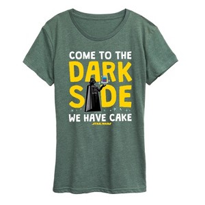 Women's - Star Wars - Come To The Dark Side Short Sleeve Graphic T-Shirt - 1 of 4
