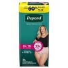 Depend Fresh Protection Adult Incontinence & Postpartum Underwear for Women - Maximum Absorbency - Blush - 2 of 4