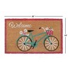 RugSmith Multi Machine Tufted Welcome Teal Cycle Doormat - 2 of 4