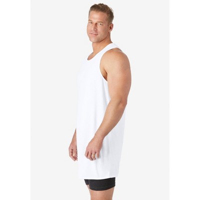 KingSize Longer Length Ribbed Cotton Tank