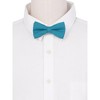 INSPIRE CHIC Men's Textured Solid Color Pre-tied Bow Ties - 3 of 3