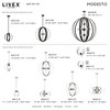 Livex Lighting Modesto 5 - Light Chandelier in  Brushed Nickel - 2 of 4
