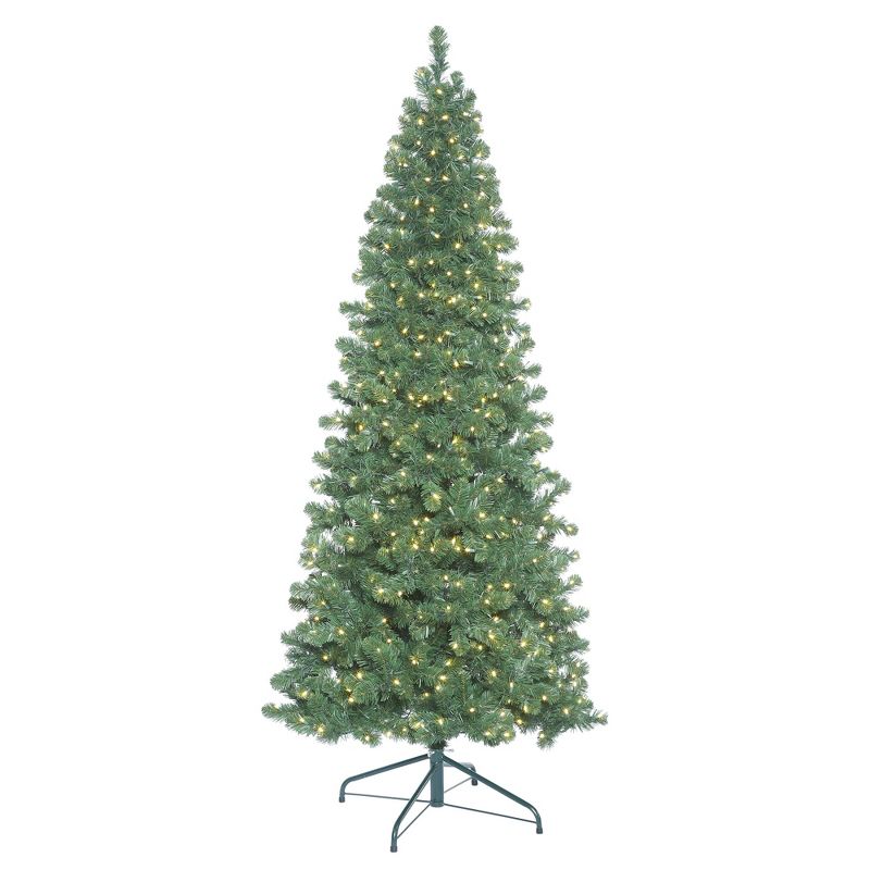Vickerman Oregon Fir Slim Artificial Christmas Tree, 1 of 3