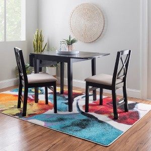 Set of 2 Triena X-Back Dining Chairs - Linon - 1 of 4