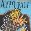 Happy Fall Acorn Garden Applique Flag - 3 of 4