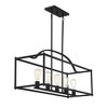 Savoy House Palladian 5 - Light Chandelier in  Matte Black - 3 of 4