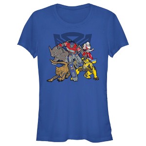 Juniors Womens Transformers: Rise of the Beasts Team Logo T-Shirt - 1 of 4