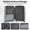 SUGIFT Durable Aluminum Frame Spinner Luggage ABS+PC Hardshell Suitcase with TSA Lock, and Smart Organization (20", 24" or 28") - 4 of 4