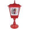 Northlight Lighted Musical Santa Claus Snowing Christmas Street Lamp - 25.25"  - Red - 3 of 4
