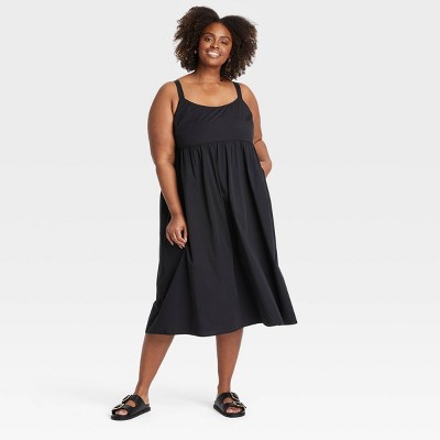 Women's Midi Empire Waist Dress - Ava & Viv™