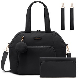 Diaper Bag Tote Puffer Baby Diaper Bag, 15.6 Inch Travel Diaper Tote with Changing Pad - 1 of 4