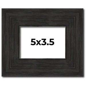 PosterPalooza | Photo Size Contemporary Black Frame - UV Acrylic, Foam Board Backing, Hanging Hardware - 1 of 4