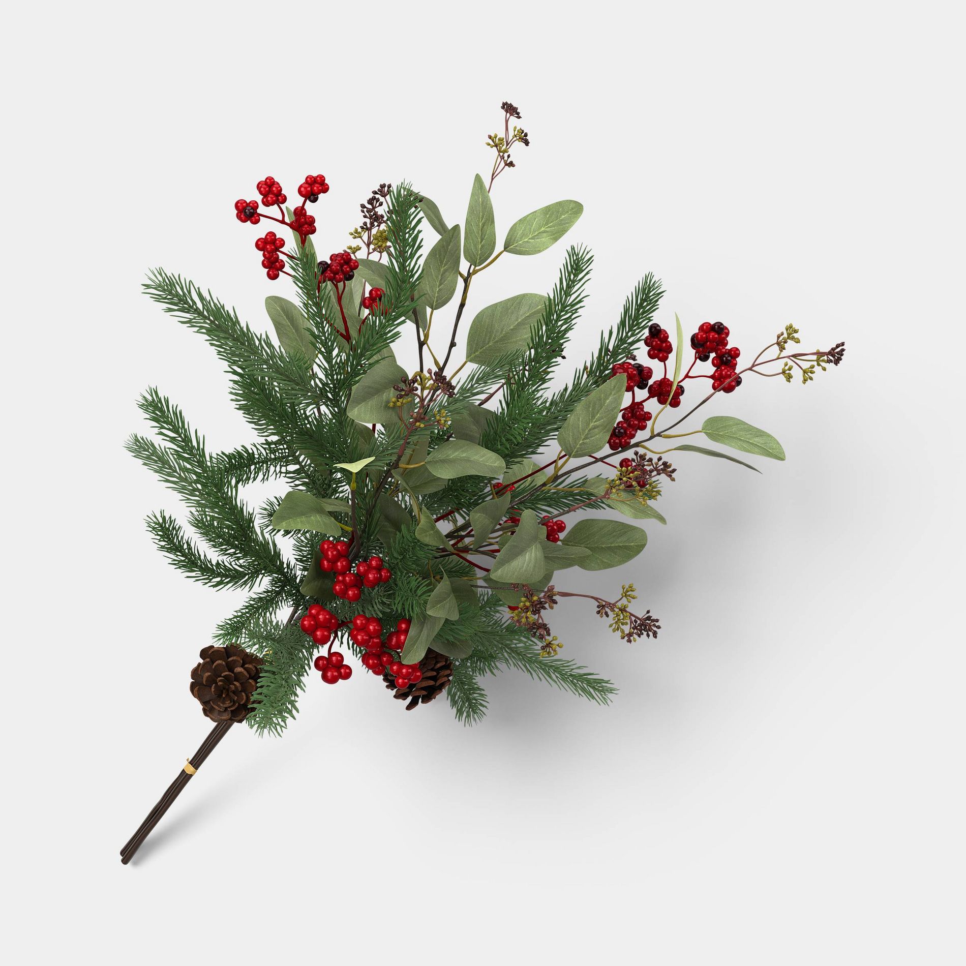 Pine Eucalyptus and Berry Christmas Stem - Threshold™
