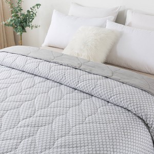 Waverly Reversible Print Cotton Down Alternative Bed Blanket - St. James Home - 1 of 4