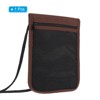 Unique Bargains Waterproof Passport Holder Neck Wallet for Women Men - 3 of 4