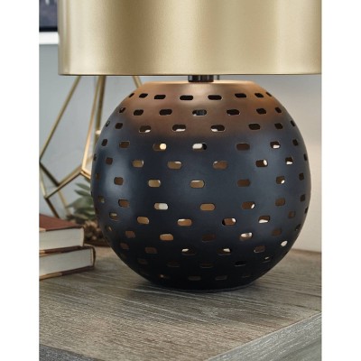 Mareike Table Lamp Black/Gold - Signature Design by Ashley