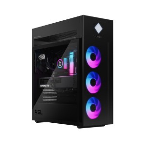 Refurbished: HP OMEN 45L gt22-3027c Gaming Desktop Intel Core Ultra 9 285K 32GB 1TB Win11H - Manufacturer Refurbished - 1 of 4