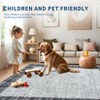 Polyester Velvet Carpet with TPR Anti-Slip Backing - High Density, Comfortable, Easy to Clean, Durable, Washed Cotton Backing - 4 of 4