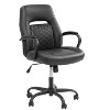 NicBex Adjustable Office Chair with Wheels,Modern Ergonomic Computer Chair,Faux Leather Swivel Desk Chair for Adult,Student - 3 of 4