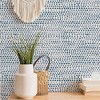 Tempaper Moire Dots Peel and Stick Wallpaper Blue Moon - image 2 of 4