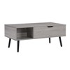 Kumasinova 39" Wood Lift Top Coffee Table,Storage Coffee Table with Hidden Compartment and Storage Shelf,Center Table for Living Room,Bedroom - 2 of 4