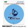 University of San Diego Toreros Automotive Car Window Locker Circle Bumper Sticker - 3 of 4