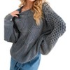 Women's Classic Feelings Textured Sweater - And The Why - 2 of 4