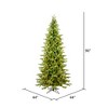 Vickerman Balsam Spruce Slim Artificial Christmas Tree PreLit - 2 of 4