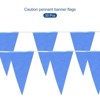 Unique Bargains Outdoor Garden Wedding Birthday Decoration Pennant Flag Banner 50ft - 4 of 4